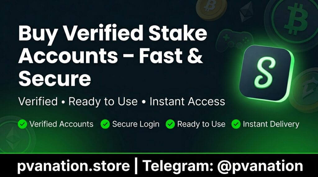 Buy Verified Stake Accounts