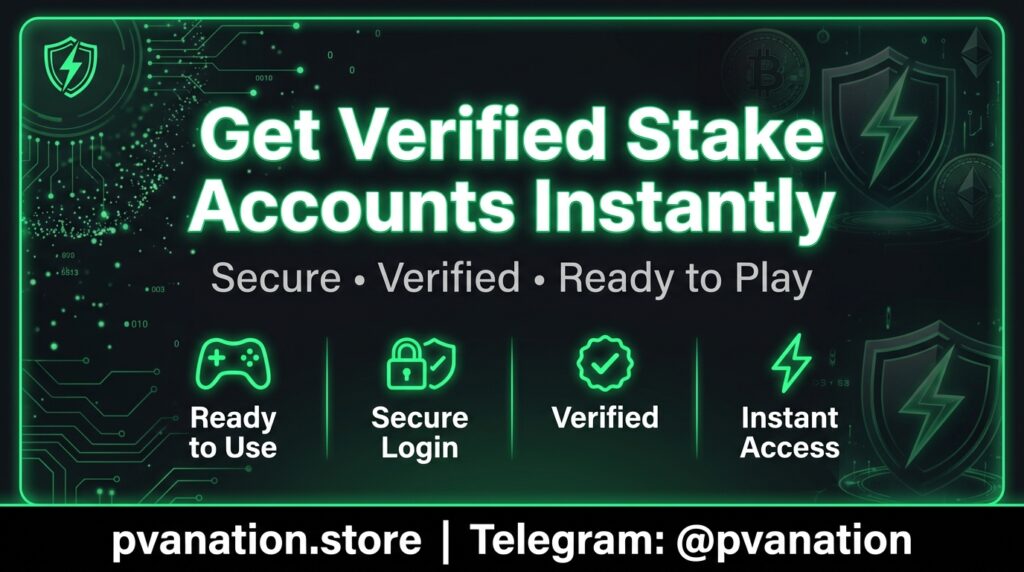Buy Verified Stake Accounts